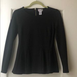 Flattering peplum top in Small